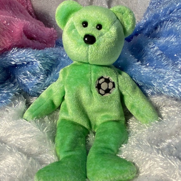 ๐4/$25๐ Kicks Beanie Baby teddy bear soccer - Picture 7 of 11